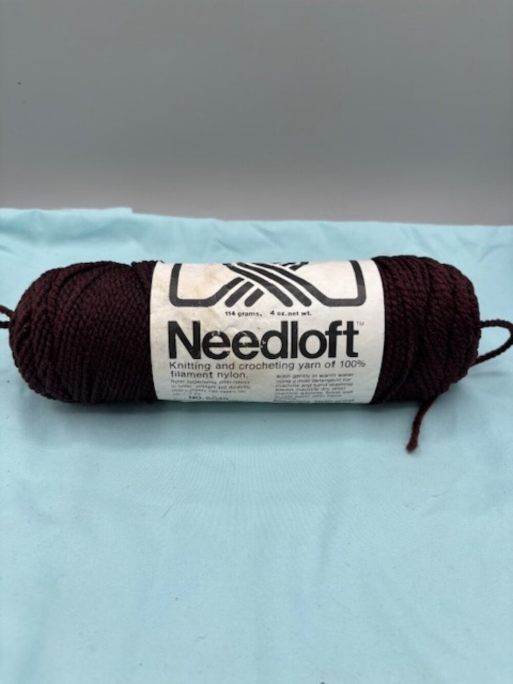 Needloft 100% Filament Skein Nylon Brown Yarn